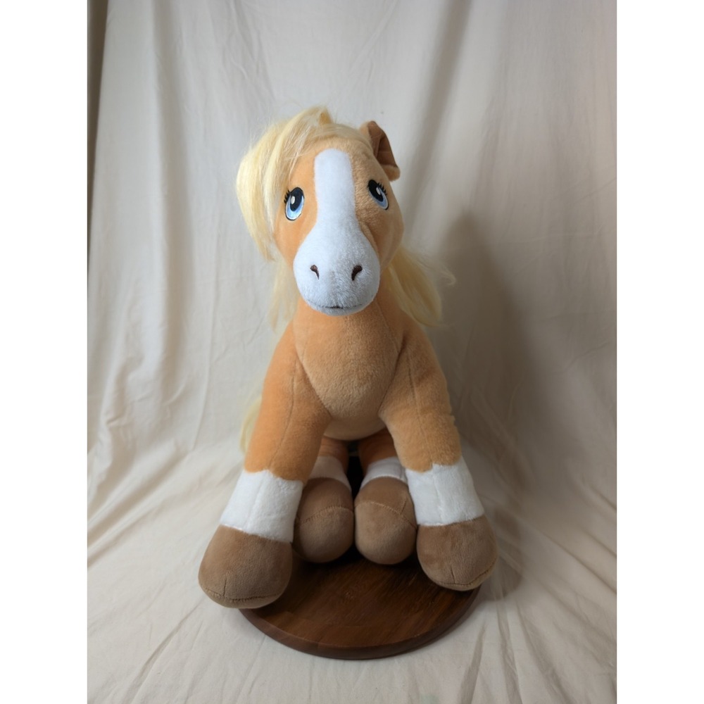 Build A Bear Horses And Hearts Riding Club Palomino Horse Pony Plush Toy